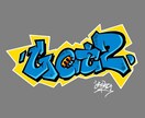 オリジナルグラフィティ文字を描きます オリジナルグッズにもご使用頂けます！ イメージ3