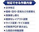 印刷用データの修正・変換・入稿データ作成を承ります AI・PDF・画像・Canvaデータなどに対応します イメージ2