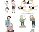 使いやすく分かりやすい！カラダのイラスト作成します 医療・健康系WEB・書籍に！わかりやすく説明をサポートします イメージ5