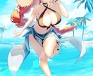 可愛い・綺麗なキャラクター描きます 一枚絵、立ち絵、キャラクターデザインなど承まります イメージ2