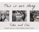 ポラロイド 結婚式プロフィールムービー制作します シンプルかつオシャレに2人の物語を紹介！ イメージ1