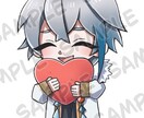 SNSや配信等に！かわいいちびキャラ描きます SNSや配信等に使えるミニキャライラストをお描きします！ イメージ3