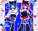 全身イラスト、かきます キラふわ・ポップファンシーな男の子女の子！ イメージ4