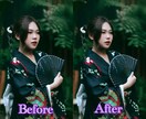 写真をナチュラルに可愛く加工します 盛りすぎず自然に仕上げたい方に! イメージ2