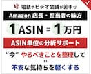 やるべきことを整理して、不安な気持ちを軽くします 【Amazon商品ページ改善】ASINの分析・成長サポート イメージ1