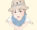 ふんわり可愛い♡写真をもとにイラスト描きます お写真をそのまま、カラーイラストにいたします♡ イメージ3