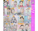 感謝を伝える似顔絵もそっくりでかわいく描いてます 定年退職送別会や卒業卒部、季節の催事、母•父の日 敬老の日に イメージ7