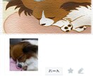 ＳＮＳ等のアイコン作成致します。ご自慢のペットをイラスト化してみませんか？ イメージ1