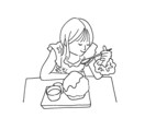 おしゃれでシンプルな線画似顔絵アイコンを制作します SNSや名刺に使えるシンプルな線画タッチの似顔絵です。 イメージ4