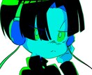 ポップな雰囲気のアイコン・イラストを作成します 個性派イラスト作成/キャラデザも最低ご料金内で承ります イメージ2