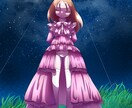 キラキラしたかわいいイラストを描きます キラキラしたかわいいイラストを描きます。簡単な背景が可能です イメージ2