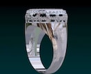 ジュエリー3DCADデータを制作します デザイン画から製作可能な3DCADデータを丁寧に制作します。 イメージ5