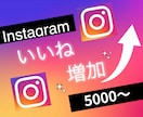 インスタグラムのいいねを5000増やします Instagramで衝撃のコスパで保証付き！ イメージ4