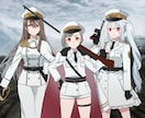 葉月リオが販売中の立ち絵の表情や色差分を作成します 既存のキャラにあなただけの表情やカラーを！ イメージ5