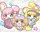 かわいい絵柄で一枚絵描きます 使用用途自由！商用利用も可能です！ イメージ1