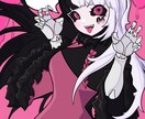 一枚絵、キャラデザ描きます 人外娘系、ギャル系の女の子をメインで描きます！！ イメージ3