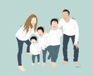 オシャレな似顔絵イラスト・アイコンを作成します 思い出のお写真やお気に入りのコーディネート写真をイラストに。 イメージ10