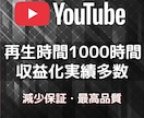 収益化可能★ YouTube再生時間増やします 1,000時間～4,000時間・60分動画対応✨減少保証付き イメージ3
