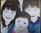 全て手描き☆ちょっとアニメチックな似顔絵描きます プレゼントや記念に！温かみのある作品です！ イメージ3