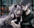 ダークで低彩度な世界観のイラストをお描きします 歌ってみた動画サムネイル・SNSアイコンなどに イメージ5
