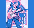 かわいいデフォルメイラスト制作いたします キュートな４～５頭身！彩度が高くてSNS映え イメージ2