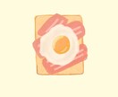 美味しそうふんわり食べ物描きます 癒されかわいいイラストをご提供いたします イメージ4
