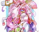 物語や世界観のある、一枚絵お描きします 和風で儚いイラストが得意です。商用利用ok イメージ6