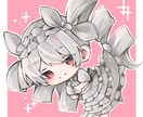 厚塗りの可愛いミニキャラ描きます 目を引く可愛いミニキャラいかがですか！ イメージ1