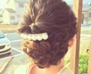 結婚式へお呼ばれした時のヘアースタイル！アドバイスいたします！(-_^) イメージ3