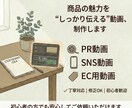 売れる商品PR・EC・SNS動画を制作します 商品の魅力をしっかり伝える動画を作ります イメージ1