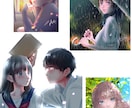 ドラマチックな光と色彩のイラスト描きます 差分や背景の描き込みも対応！心に響くシチュエーションを形に。 イメージ9