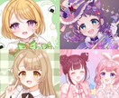 商用込み◎キラキラかわいい1枚絵をお描きします 記念日や歌みたイラストなど、活動者さんにおすすめ！ イメージ1