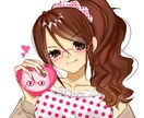 可愛いアイコンをお届けします 少し平成味を感じるイラストをアイコンにどうですか？★ イメージ2