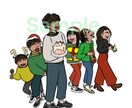 シンプルであなたらしいイラスト描きます アイコン、おうちのアート、贈り物にあたたかみを添えて イメージ5