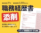 職務経歴書添削・作成｜人事のプロが作成します 採用側の勘所｜なぜ直したのかの解説メモ付きで納品 イメージ1