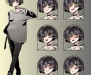 TRPG・ゲーム・配信などで使える立ち絵制作します 【納期7日！】すぐに立ち絵が必要な方におすすめです イメージ6