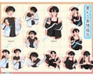 配信・動画向け！表情豊かなイラストを描きます 【あんな表情やこんな表情で画面に躍動感を持たせませんか！？】 イメージ2