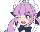 アイコン用イラスト描きます 可愛い系の絵柄で女の子を描くのが得意です!! イメージ1