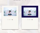 結婚式用二つ折り席札テンプレートをお渡しします スマホ1台でできる◎ A6用紙に印刷するだけ♩名入れ代行可能 イメージ5