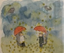 物語を紡ぐ一枚絵の水彩イラストを描きます 大切な方への贈り物としていかがでしょう。 イメージ4