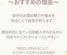 あなただけの顔分析モニターカルテ作ります 美容師歴19年が作る！22ページお顔褒め褒め取り扱い説明書♪ イメージ3