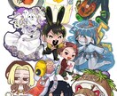 ご希望に合わせたミニキャラ描きます 頭身から指定可能です！アイコンなどにいかがですか⸜♡⸝‍‬ イメージ1
