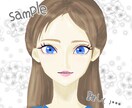 お顔、肩より上のアングルで描きます 一生懸命描いて、良いものをお届けできるよう頑張ります！ イメージ1