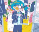 ふんわり優しいタッチのイラストを描きます 人物や背景,動物も対応可能!素早く丁寧に対応します。 イメージ3