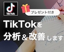 TikTokをプロが改善&分析コンサルします 自力で万アカを目指すためのリサーチ&改善シートもプレゼント！ イメージ1