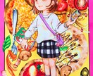 コピックや色鉛筆で一枚絵描きます アナログ特有のあたたかイラストが欲しい方へ イメージ6