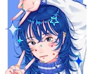 色鮮やかな個性輝くアイコンイラスト描きます 自分だけのアイコンが欲しい方へ イメージ1
