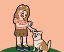 ゆるポップな可愛いイラストを描きます SNSアイコンや記念日、誕生日などのプレゼントにも！ イメージ1