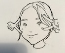 シンプル線描似顔絵！アイコン・バナーにも使えます 可愛くて個性的な手書き・手描きイラストでアナログの良さを イメージ4
