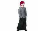 可愛らしいSNS用ファッションアイコン描きます 可愛いアイコンが欲しいけど似顔絵は。。。そんなあなたに！ イメージ1